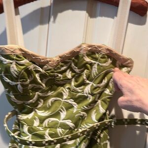 Nanette Lepore gorgeous green/ cream dress!